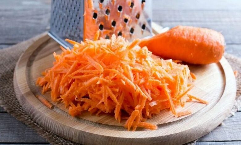 preparation of carrots