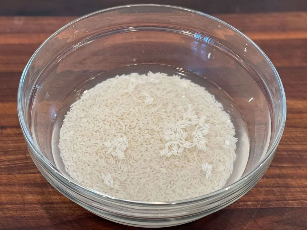 Make the rice paste