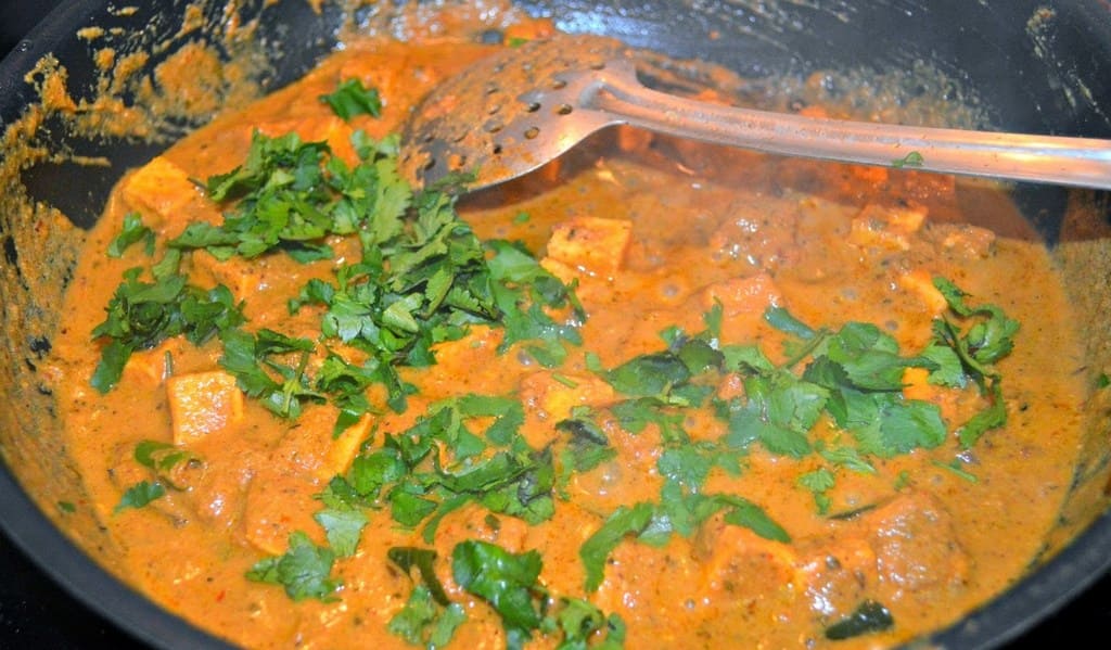 Cook the paneer